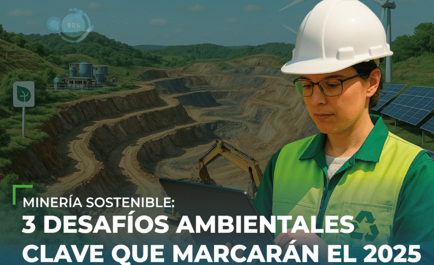 Minería sostenible: 3 desafíos ambientales clave que marcarán el 2025